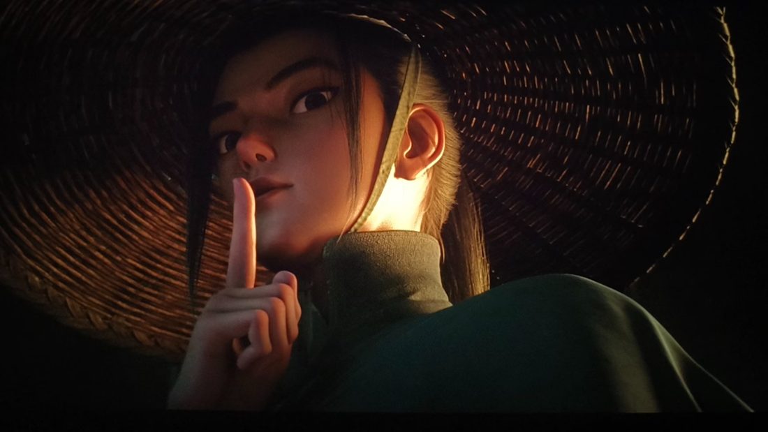 The mysterious figure — a still from 八仙 · All Wishes Come True