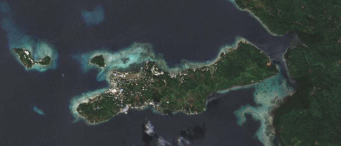 Land from above