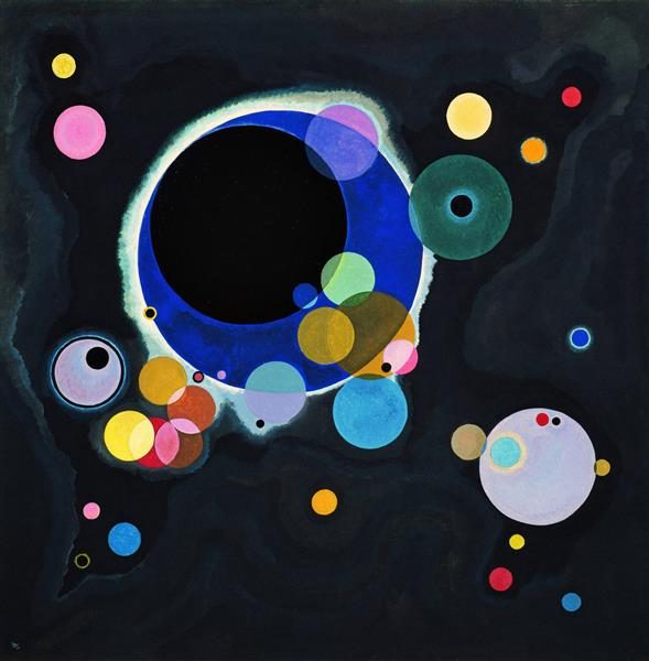Several Circles, 1926 — Wassily Kandinsky