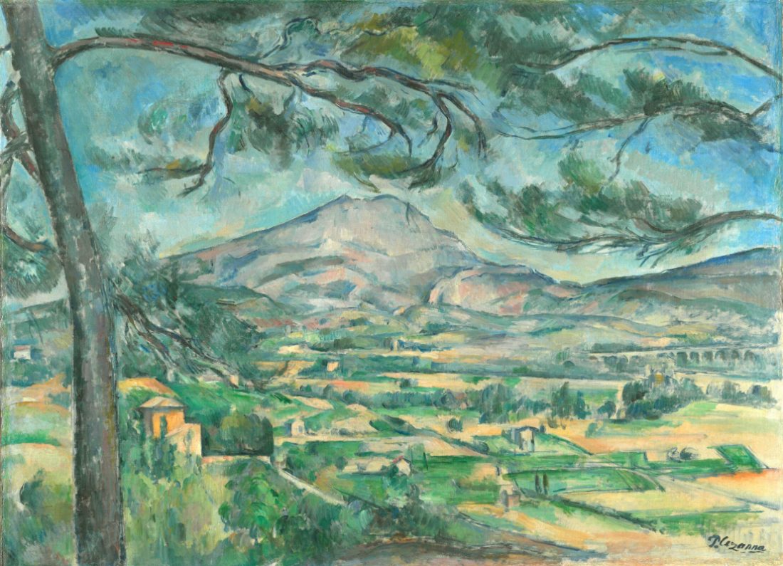 Montagne Sainte-Victoire with Large Pine, Cézanne, c.1887, The Courtauld, London