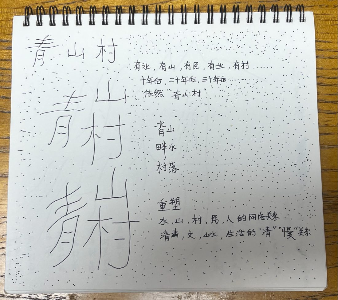 Qingshan Village, 2015, early visits and roundtable notes