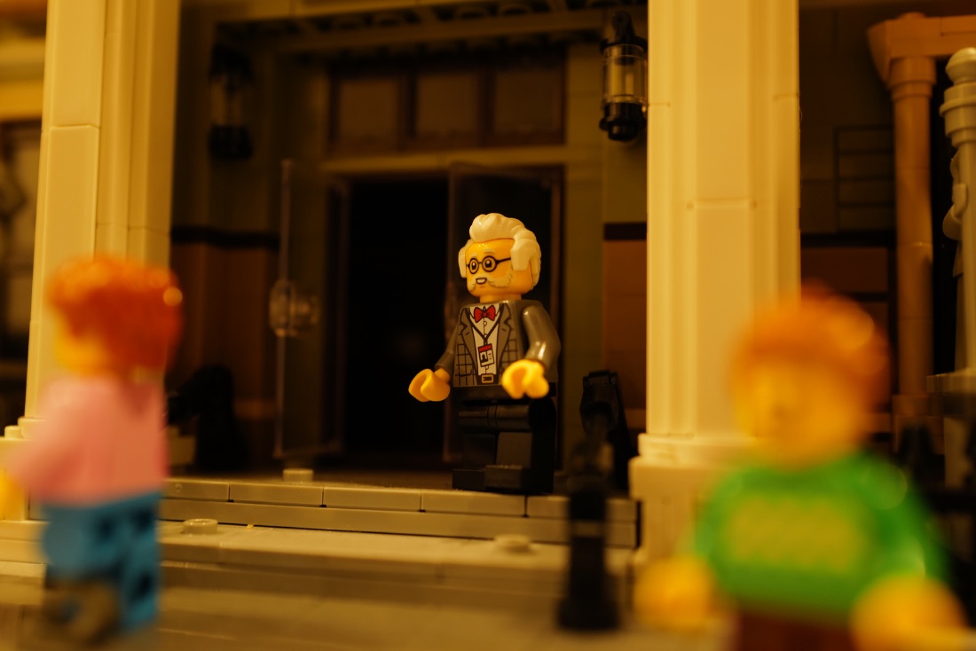 A moment from the LEGO party
