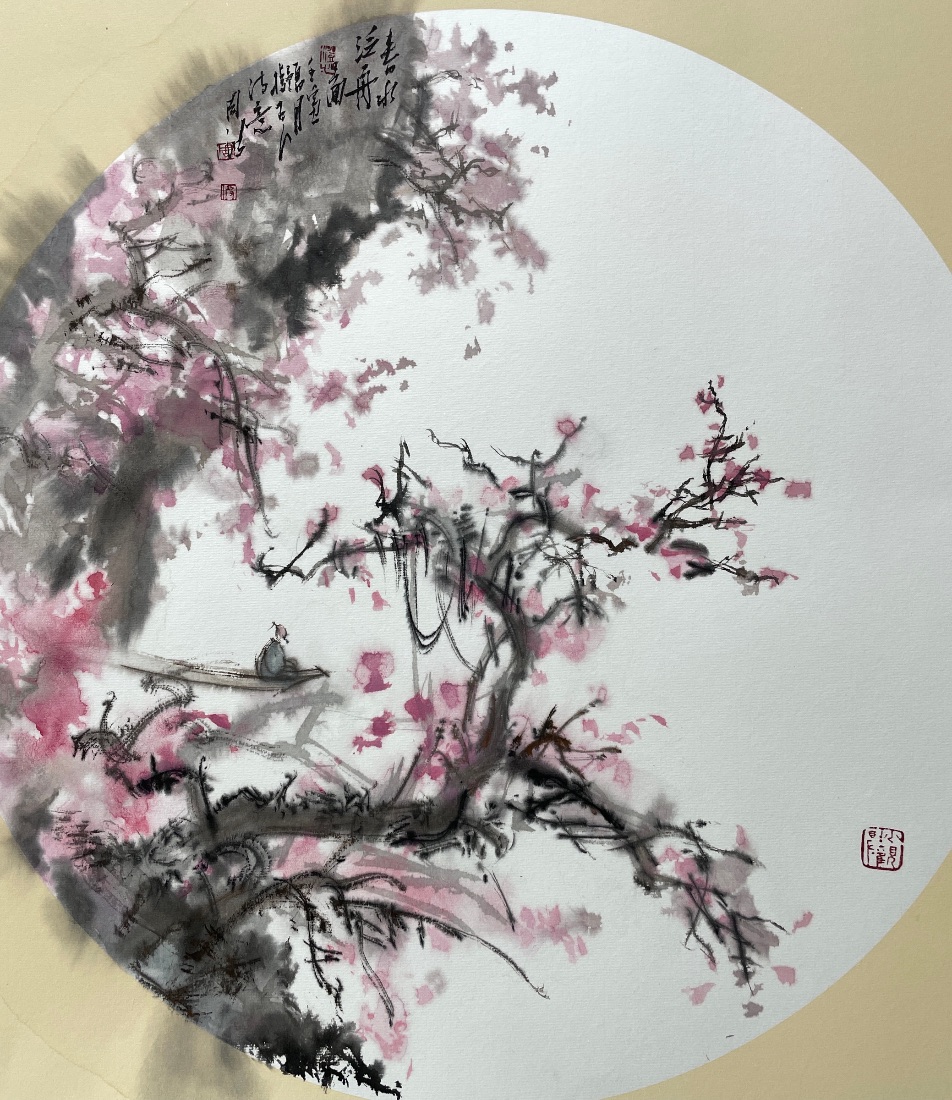 春水泛舟