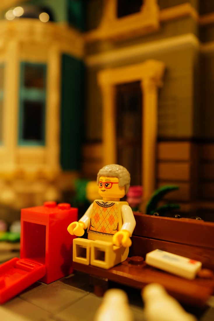 A moment from the LEGO party
