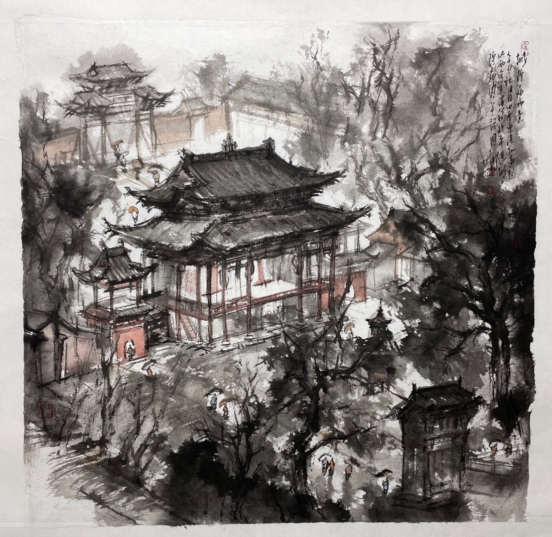 城隍廟雨意