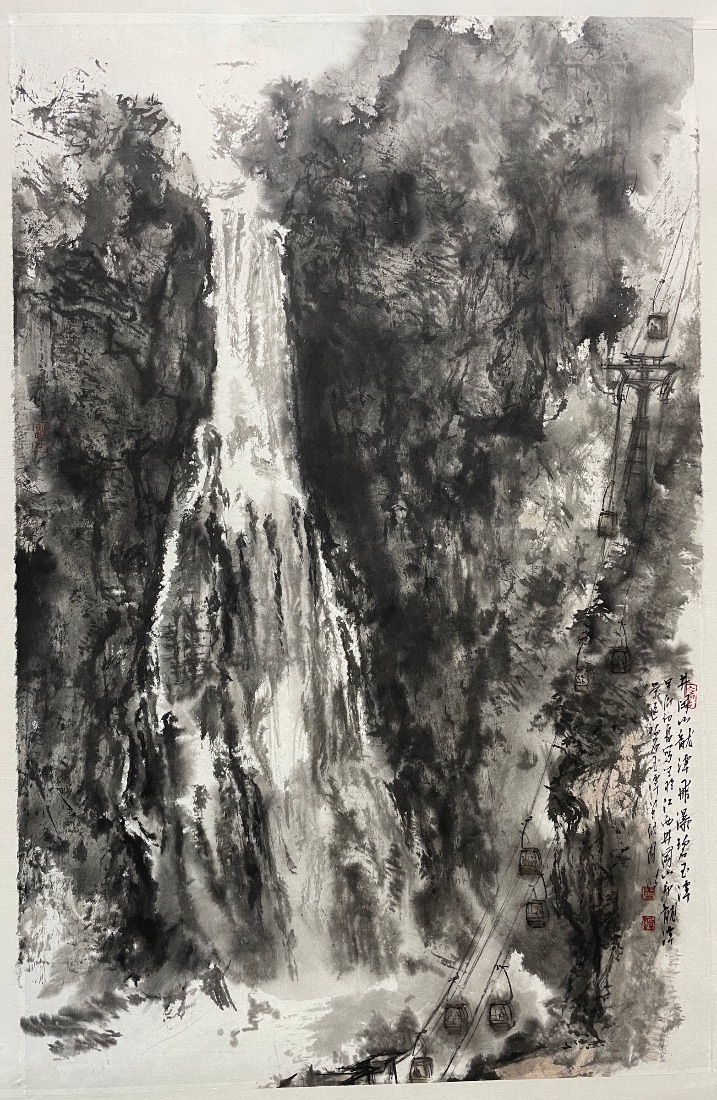 井岡山龍潭飛瀑碧玉潭