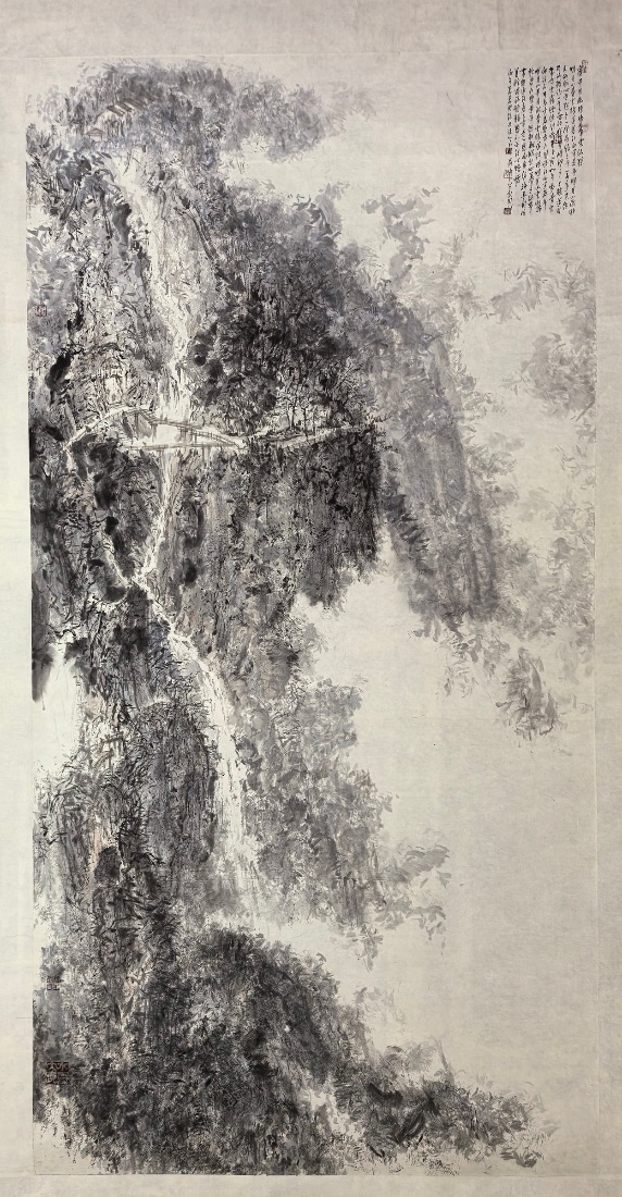 明月山青雲棧道