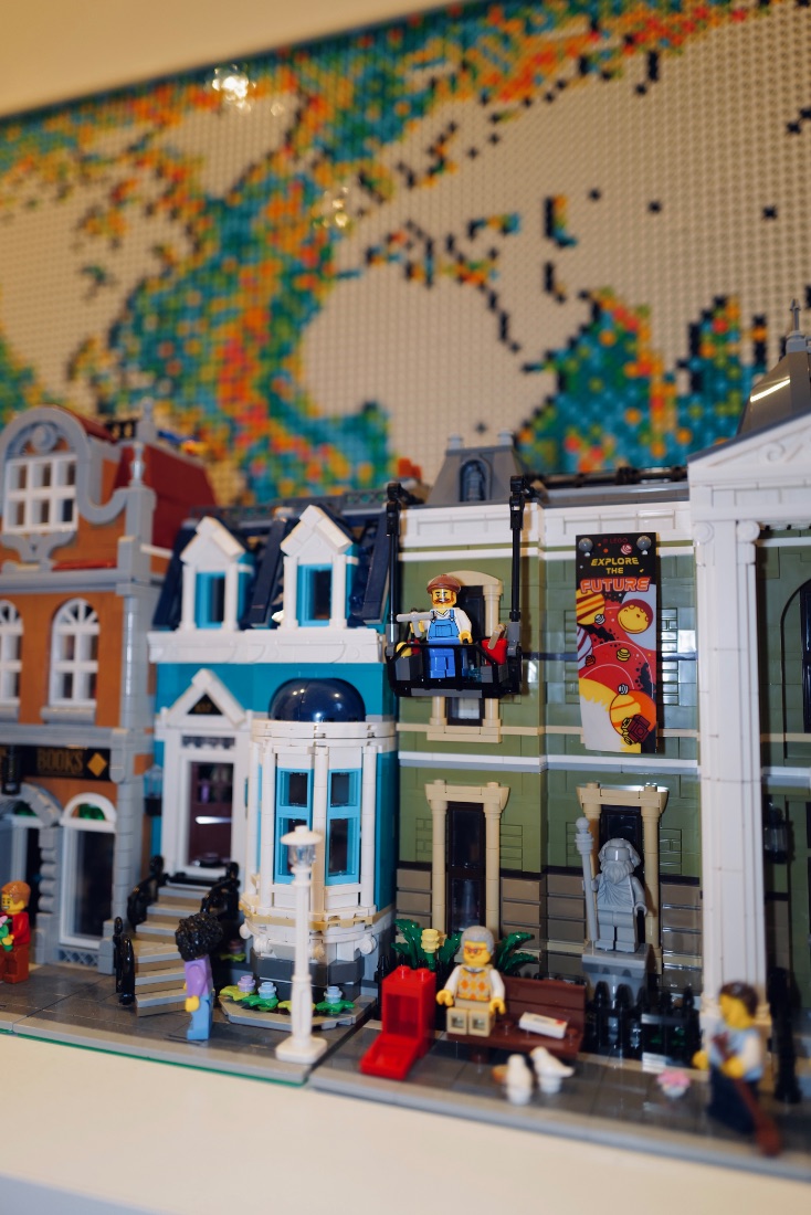 A moment from the LEGO party