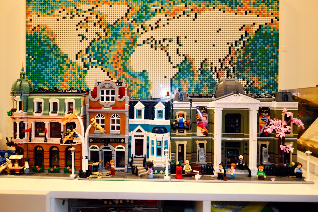 A moment from the LEGO party