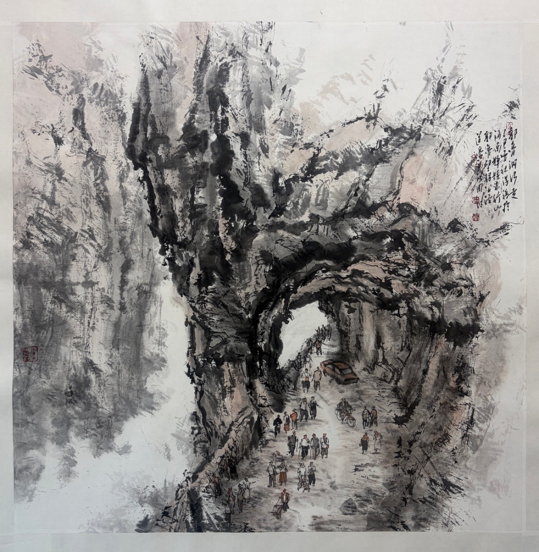 郭亮洞行走 Walking the Guoliang Tunnel
