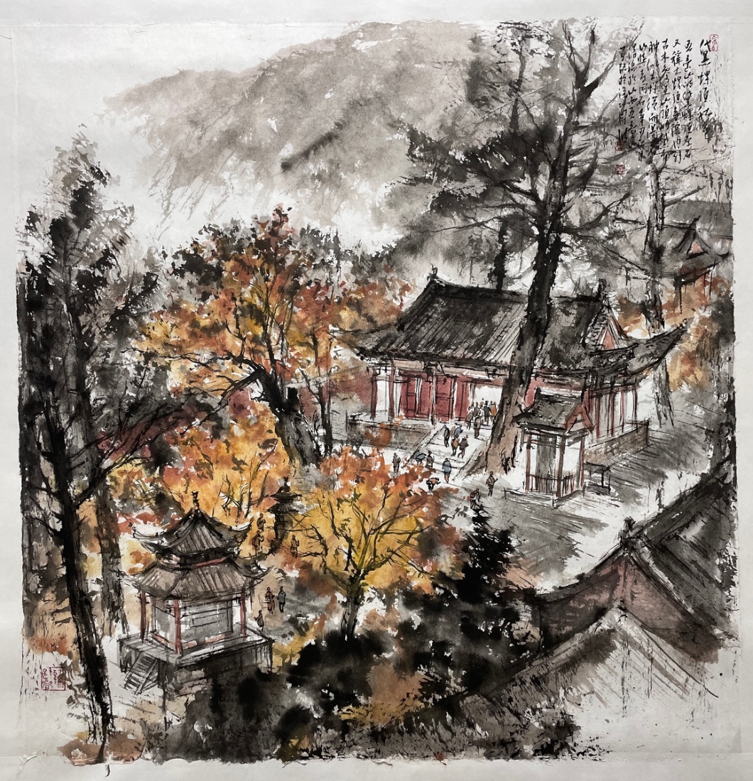 黛螺頂秋色