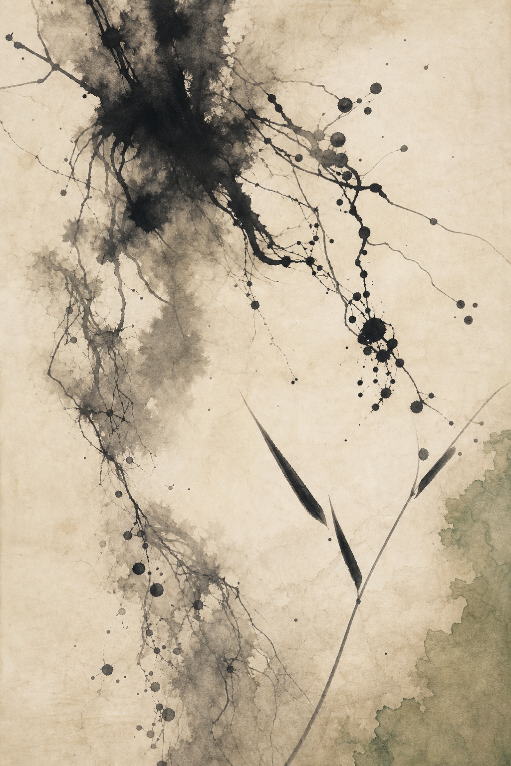Ink dispersing freely — the spirit of Xu Wei