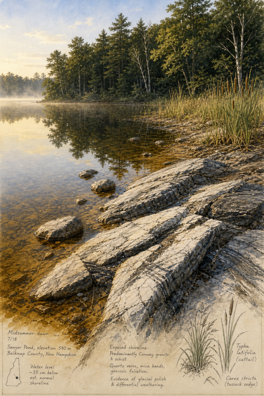 Walden Pond field observation photograph 2
