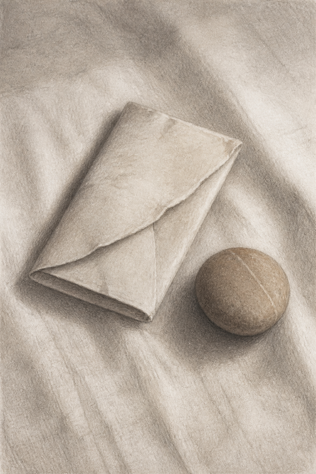 A quiet contrast — the blur as a sign of closeness, not absence