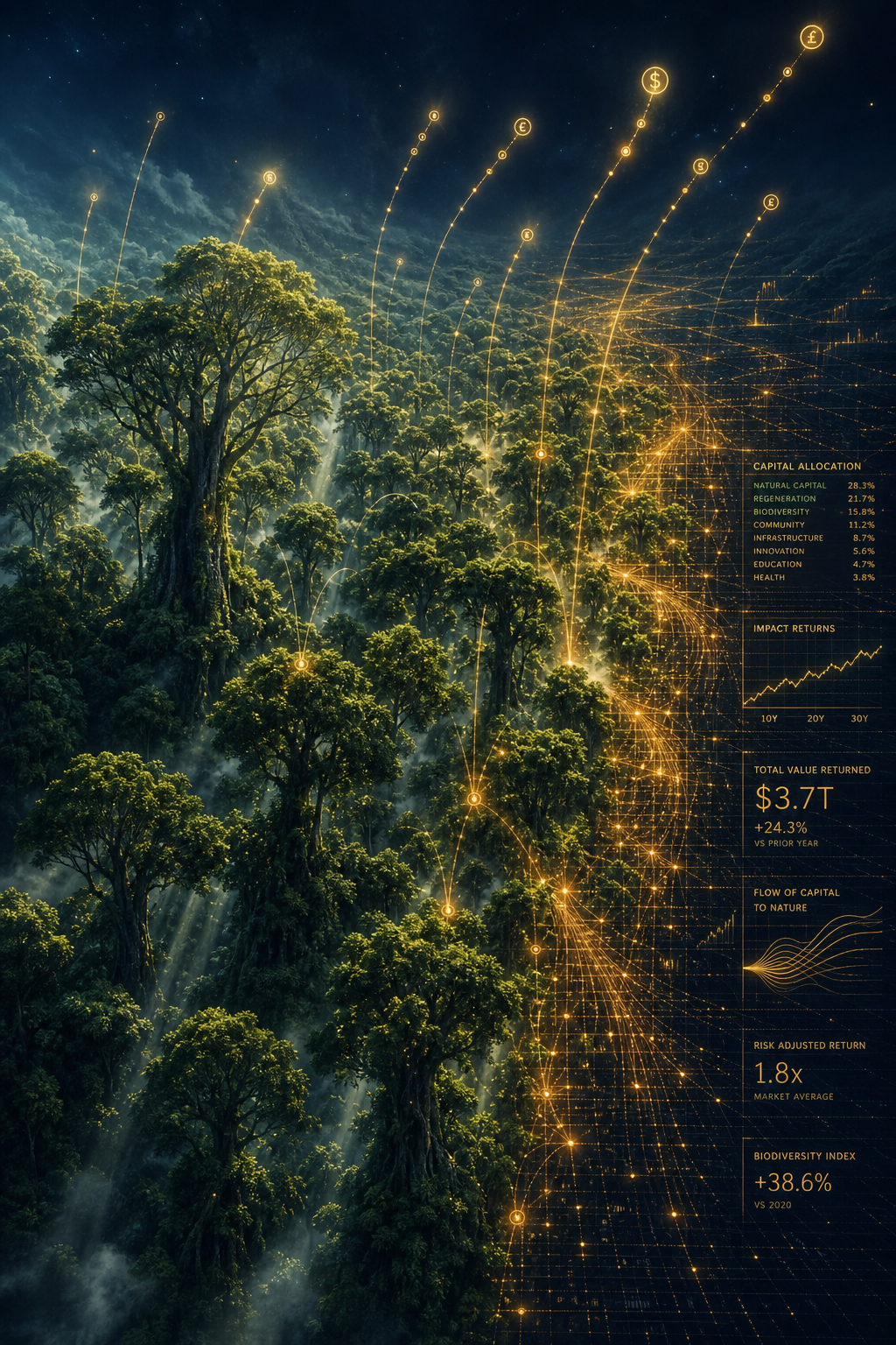 Capital flowing back into a living ecosystem