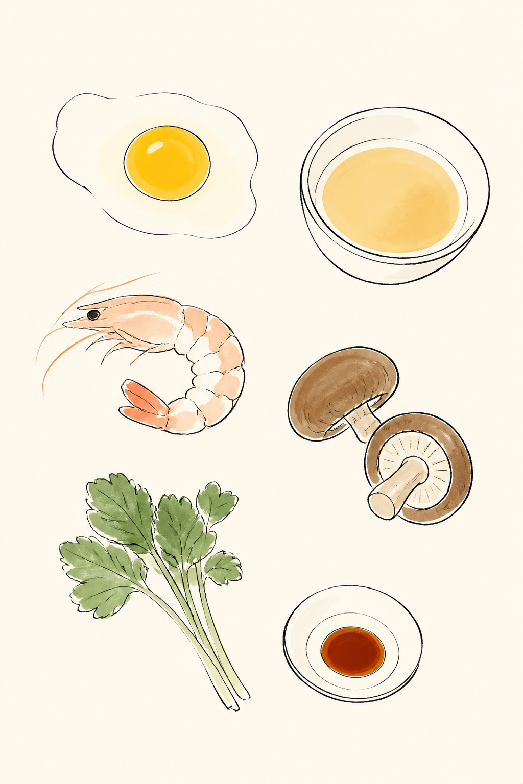 An almost empty chawanmushi cup, one thin curl of steam